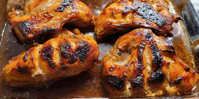 Grilled maple chipotle chicken