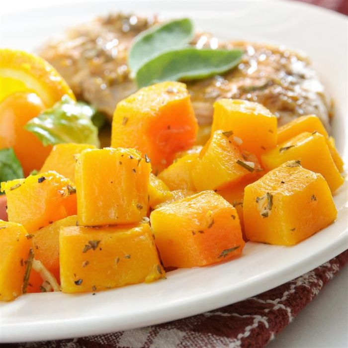 Rosemary roasted butternut squash