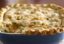 Homemade chicken pot pies