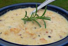 Fabulous roasted cauliflower soup