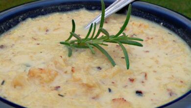 Fabulous roasted cauliflower soup