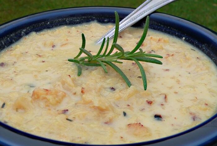 Fabulous roasted cauliflower soup