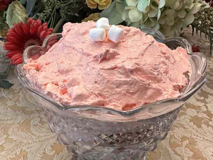 Ambrosia salad with jell o