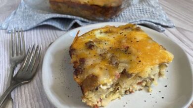 Bacon breakfast casserole gluten free