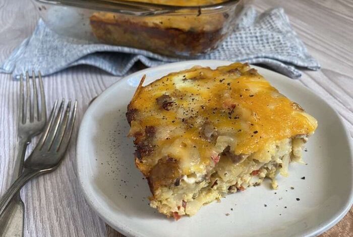 Bacon breakfast casserole gluten free