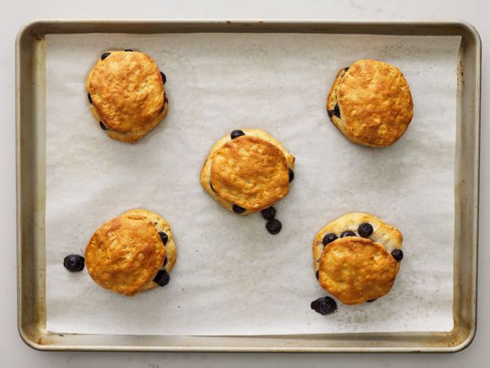 Blueberry lemon breakfast biscuits