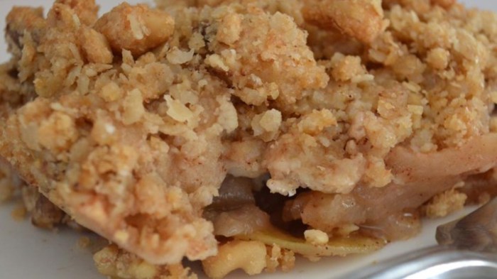 Healthier apple crisp ii