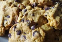 Persimmon chocolate chip cookies