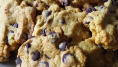 Persimmon chocolate chip cookies