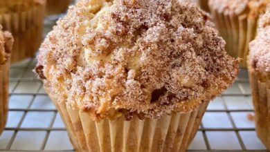 Easy apple cinnamon muffins