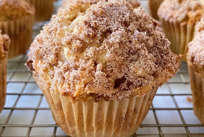 Easy apple cinnamon muffins