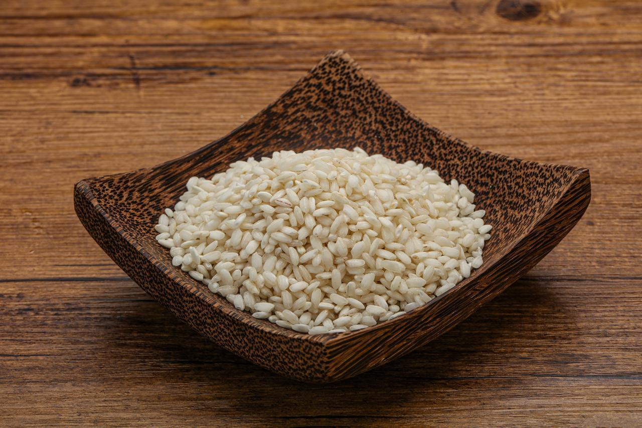 Parmesan black pepper arborio rice pilaf