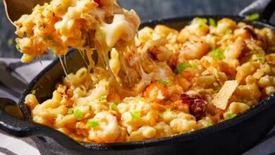 Lobster mac and cheese
