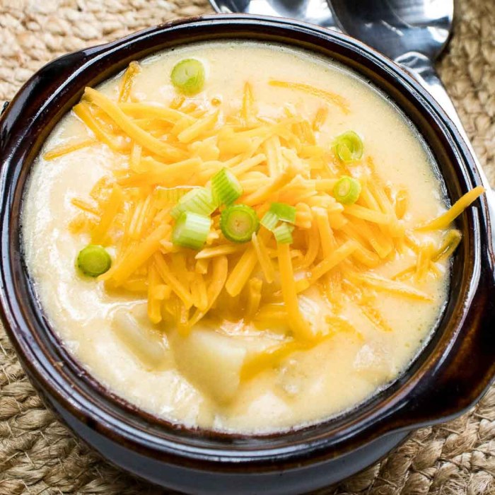 Hash brown potato soup