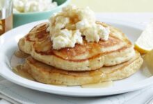 The best ricotta pancakes