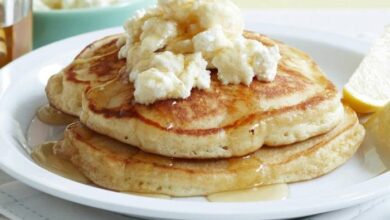 The best ricotta pancakes