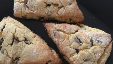 English royalty chocolate chip scones