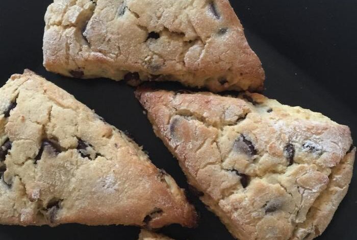 English royalty chocolate chip scones