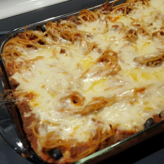 The best spaghetti casserole