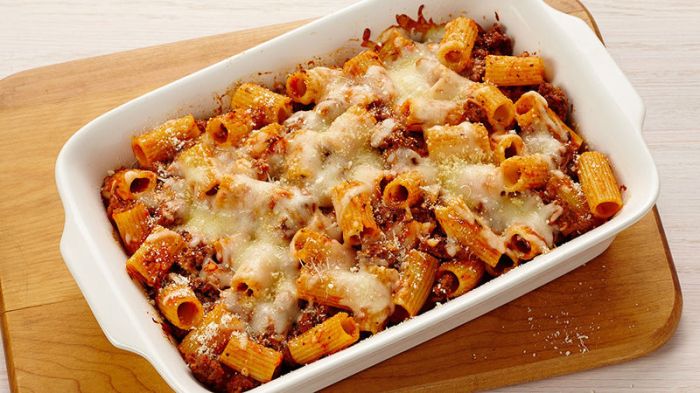 Baked rigatoni for a crowd