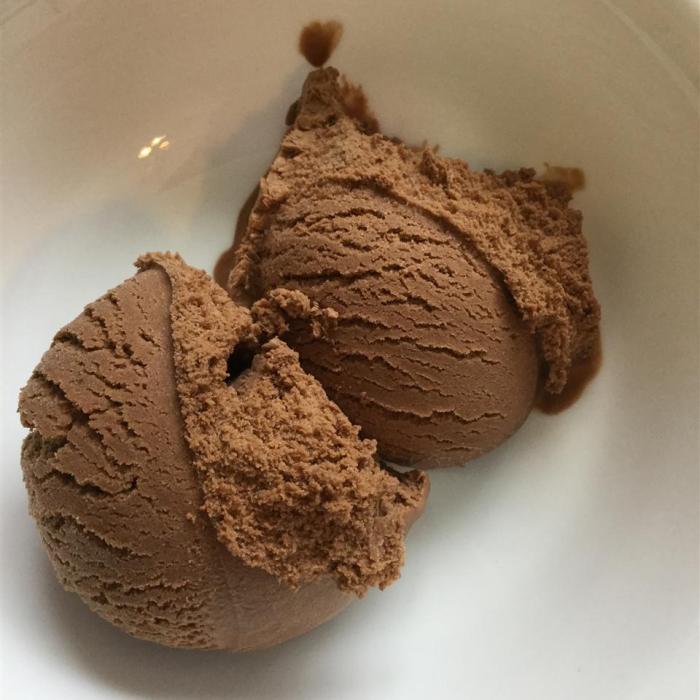 Very chocolate ice cream