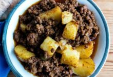 Keema aloo ground beef and potatoes