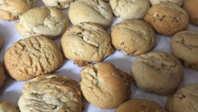 Soft chewy rosh hashanah honey walnut cookies