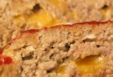 Incredibly cheesy turkey meatloaf