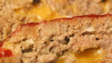 Incredibly cheesy turkey meatloaf