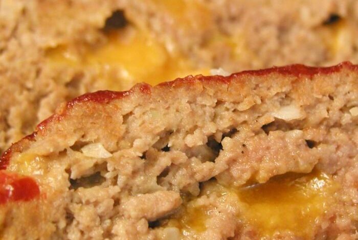 Incredibly cheesy turkey meatloaf