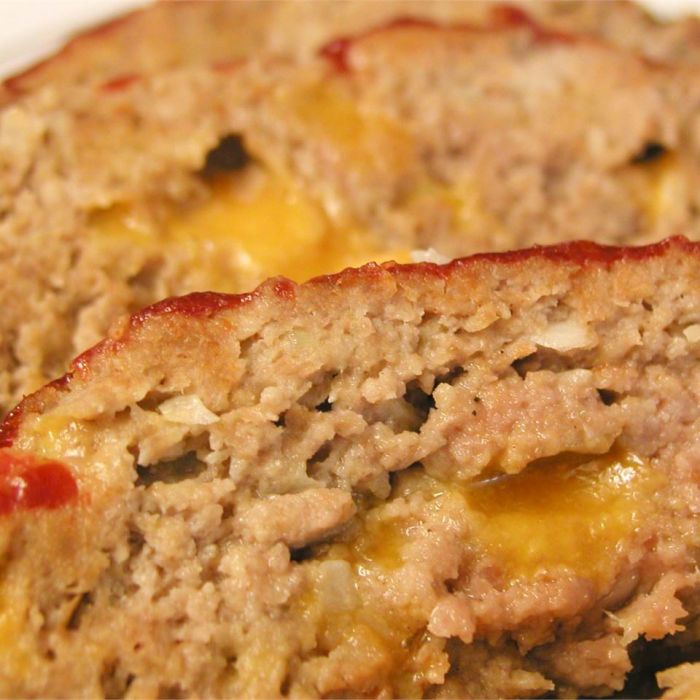 Incredibly cheesy turkey meatloaf