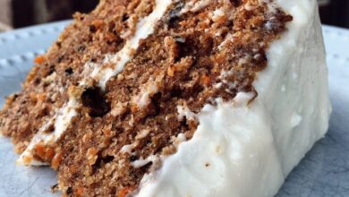 Chef johns carrot cake