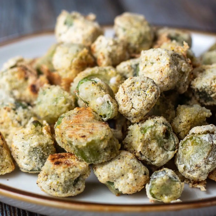 Air fryer fried okra