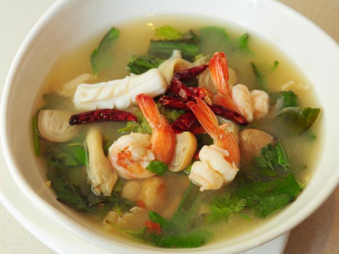 Sopa de mariscos seafood soup