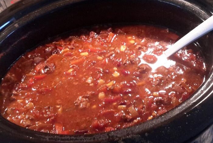 Chads slow cooker taco soup