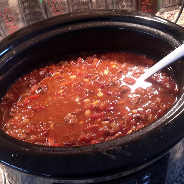 Chads slow cooker taco soup