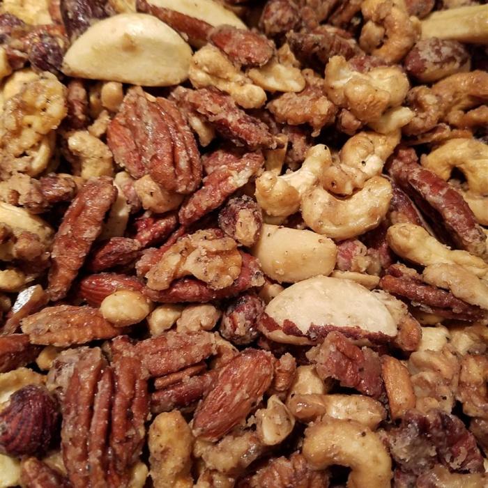 Sweet salty spicy party nuts