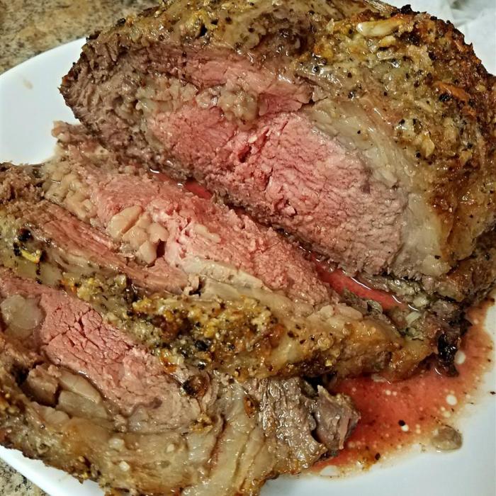 Easy rib eye roast
