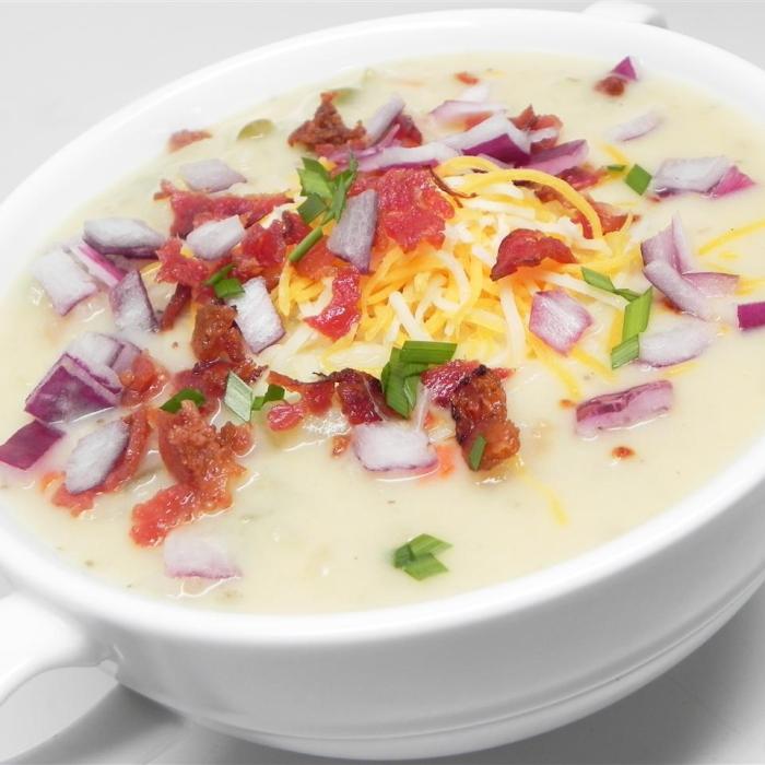 Hash brown potato soup