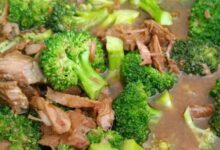 Slow cooker broccoli beef