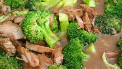 Slow cooker broccoli beef