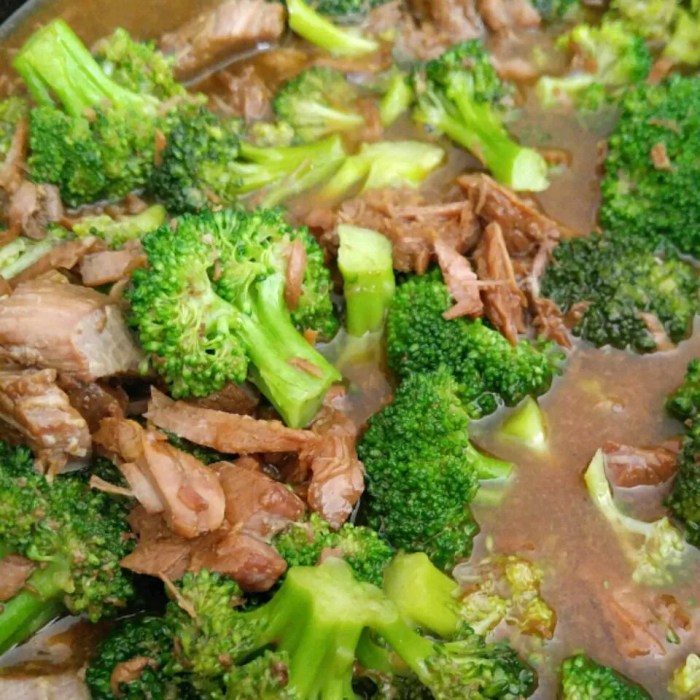 Slow cooker broccoli beef