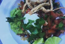 Fajita rice chicken bowls easy recipes