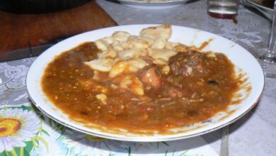 Eggplant and lamb stew