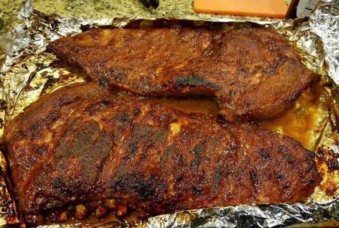 Tender pork spare ribs