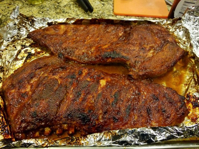 Tender pork spare ribs