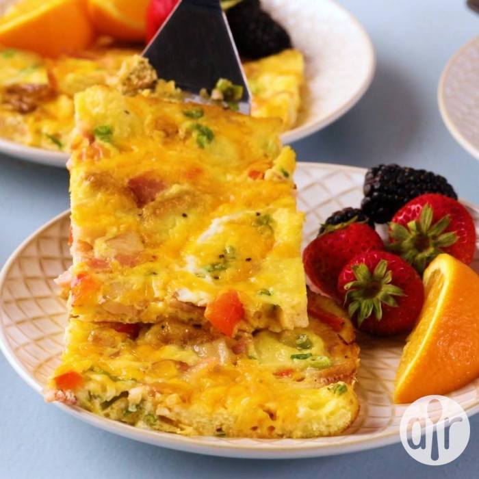 Super easy egg casserole