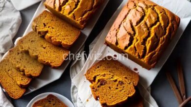 No knead holiday pumpkin bread