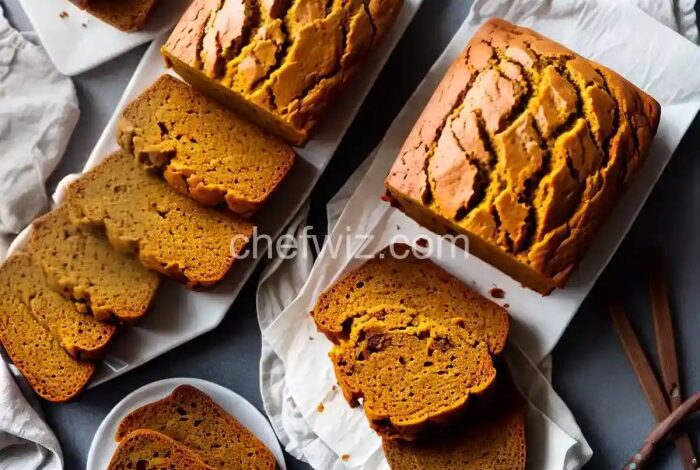 No knead holiday pumpkin bread