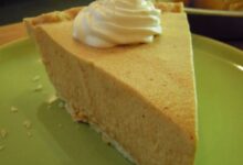 Pumpkin bavarian cream tart